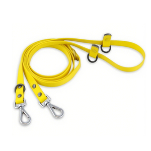 Laisse de dressage pour chien en sangle enduite de PVC solide, durable et luxueuse, imperméable, longue, pour l'appel, le suivi, la natation et la formation - Product Image 2