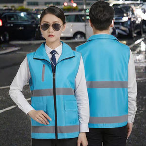 Hochreflektierende ANSI Klasse 2 TJL Marke Outdoor-Aktivitätsjacke Locker Sitzende Herren-Reflektorweste mit Anpassbarem Logo - Product Image 3