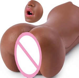 Masturbatore Maschile a Tre Canali, Giocattolo Erotico per Adulti, Vagina Realistica a Doppia Testa, Giocattoli Sessuali per Uomini - Product Image 3