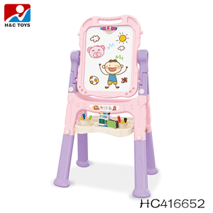 小さな画家向け 縦型スケッチパッド 両面磁気お絵かきボード 子供用 - Product Image 5