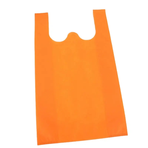 Bolsa de Compras Reutilizable Ecológica de Tela PE con Logotipo Personalizado, Tipo Camiseta, para Supermercados y Exposiciones - Product Image 1