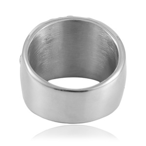 Skull <b>Ring</b> Men's Stainless Steel Tiger Eye Stone Punk Style Retro Jewelry Size 43 - Product Image 2