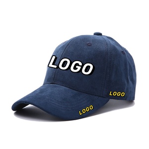 Customizable 5-Panel Cotton Suede Sports Cap 3D Embroidered Big Letter Logo Formal Style Baseball <strong>Gorras</strong> De <strong>Gamuza</strong> - Product Image 1