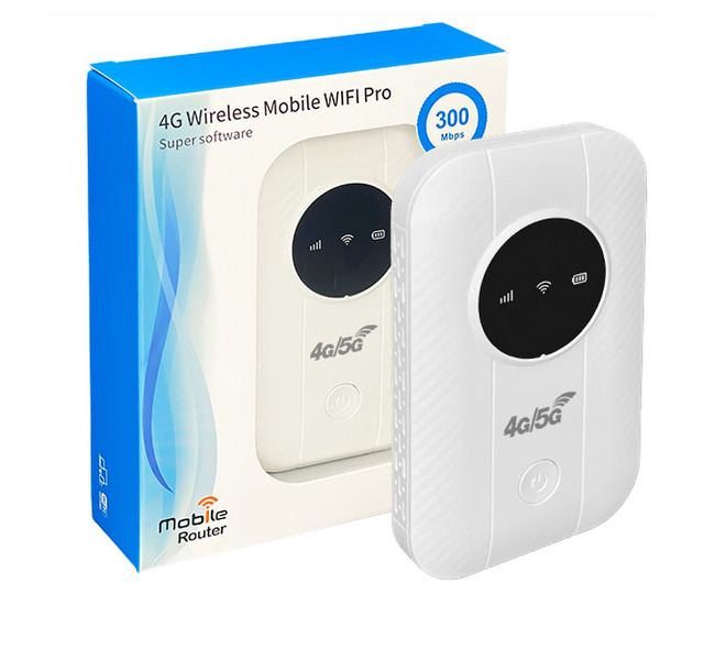 Portable 300 Mbps 4G LTE WiFi Router USB Function Pocket-Size Wireless Internet SIM Card Modem Featuring VoIP Firewall Outdoor