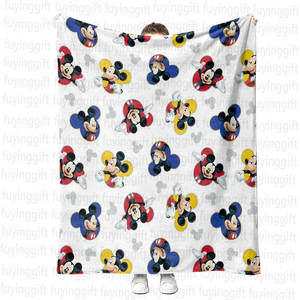 2026 New Bulk Wholesale Customised Printing Cartoon Anime <b>Plush</b> Throw Baby Blanket Warm Soft Home Sofa Flannel Fleece Blanket - Product Image 2