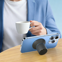 Speaker Mini Magnetik IPX4 Tahan Air Nirkabel dengan Kontrol Volume Tombol, Speaker Magnet Portabel untuk iPhone