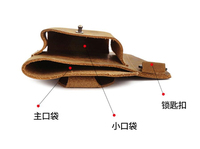 Étui Vintage en cuir véritable pour téléphone portable pour hommes, ceinture pour téléphone portable, boucle pour téléphone, meilleure vente