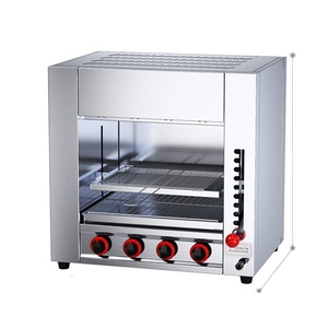 Four à <span class=keywords><strong>salamandre</strong></span> infrarouge professionnel à gaz, gril de cuisson et de fusion de fromage, en acier inoxydable, équipement de cuisine pour restaurant - Product Image 1