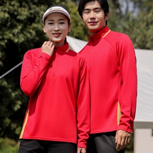 Vêtements de sport personnalisés T Shirt hommes séchage rapide chemise de course quart fermeture éclair entraînement Gym t-shirts pour hommes - Product Image 3