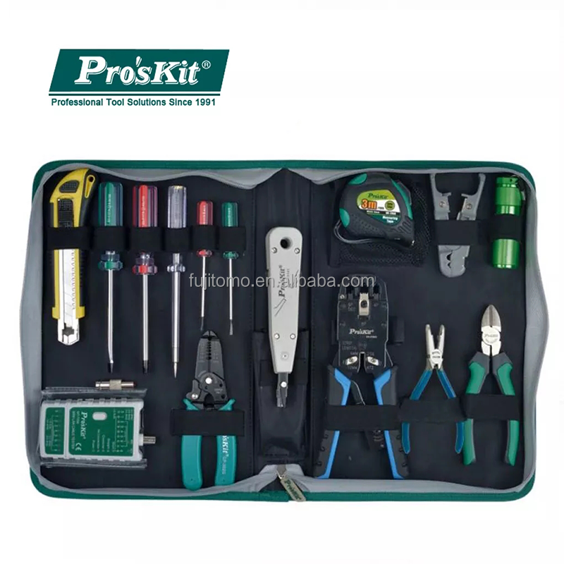 Proskit tool set PK-4013 set di strumenti di cablaggio di rete di PK-2629 set di combinazioni di riparazione di computer multifunzione proskit cacciavite