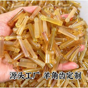 Ram's Horn <b>Comb</b> Teeth 5.5mm Diameter 26mm Length Handmade Massage <b>Comb</b> Accessories For Home Use - Product Image 3