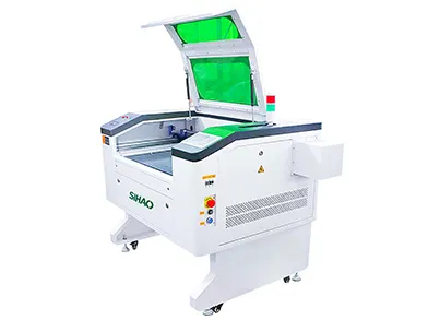 Máquina de gravação a laser 7050, carimbo de borracha de 80 W, máquina de gravação multifuncional branca