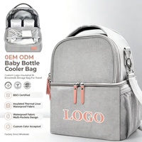 Sac isotherme personnalisé pour biberons, fabricant de sacs de conservation portables pour lait maternel, OEM ODM, logo personnalisé