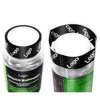 Film rétractable pour produits de santé OEM ODM, étiquette de bouteille en PVC rétractable personnalisable