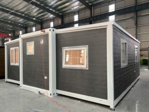 Nuevo Diseño <span class=keywords><strong>de</strong></span> Pared Cortina <span class=keywords><strong>de</strong></span> Media Ventana <span class=keywords><strong>de</strong></span> Vidrio <span class=keywords><strong>de</strong></span> 20 pies y 40 pies, Casa Prefabricada Expandible en Contenedor, Diseño Modular Moderno - Product Image 2