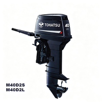 Moteur hors-bord Tohatsu M50D2 M40D2 50HP 40HP 2 temps multicylindre refroidi par eau pour bateau et navire