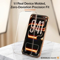 Protection d'écran Mietubl HD sans bordure en verre, couverture intégrale, haute transparence pour Samsung S23 Ultra.