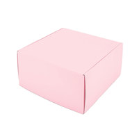 Caja de Cartón Corrugado de Color Personalizado, Papel Rosa con Logotipo para Ropa, Sombreros, Calcetines, Cajas de Envío, Embalaje para Correo