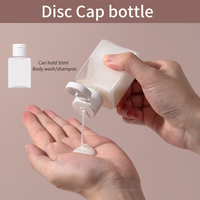 Ensemble de voyage LMLTOP 6 pièces en plastique pour cosmétiques, mini flacons vaporisateurs vides pour lotion, nettoyant, shampoing SY1038