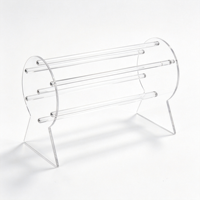 Présentoir de Comptoir Multi-Niveaux en Acrylique Transparent pour Bandeaux et Accessoires Capillaires – Organisateur de Serre-têtes de Bureau