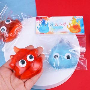 New Cutie 7cm TPR Soft Squishy Toy Portable Stress Relief Gift for Kids Adults Aged 5 <b>7</b> Years Song Ice <b>Fire</b> Elf Relax Time - Product Image 6
