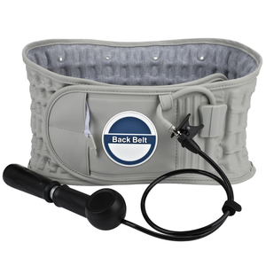 허리 통증 완화를위한 노인을위한 FSPG 풍선 요추 견인 벨트 핸드 펌프 허리 지원 - Product Image 2