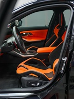 Accessoires intérieurs de voiture : Sièges baquet sport racing personnalisables avec revêtement en cuir et assise en mousse pour BMW F30 F80 F10 E90 M3 M5 – Amélioration