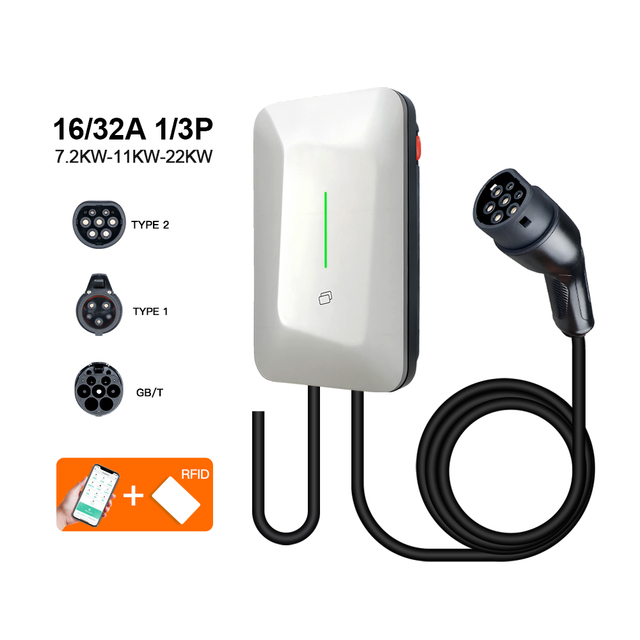China Factory Supplier Price 22/7KW CHADEMO Type 2 UK AC EV Charger New for Electric Cars