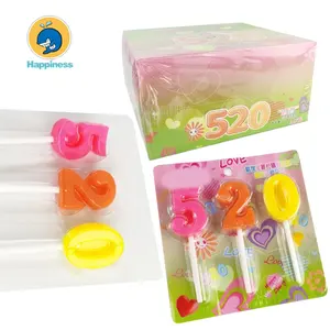 sweet Valentine's Day gift 520 number hard lollipop candy