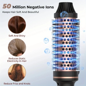 Cepillo Eléctrico Calentado Profesional para Rizar y Alisar el Cabello, Antiescaldaduras, Regalo de San Valentín - Product Image 5