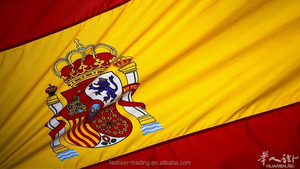 Vente en gros Polyester personnalisé de haute qualité 3x5ft Drapeau de pays <span class=keywords><strong>pas</strong></span> <span class=keywords><strong>cher</strong></span> Drapeau national de l'Espagne avec œillets - Product Image 3