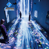 Simulateur AR de projecteur interactif tout-en-un d'extérieur pour multi-usages avec des fonctionnalités de simulation de réalité d'augmentation immersive