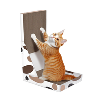 Griffoir mural en forme de L pour chat, arbre à chat d'intérieur pour griffer, meuble confortable et amusant pour chat