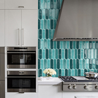 Carreaux muraux 3D noirs autocollants, panneaux muraux imperméables pour cuisine, autocollants muraux en vinyle de luxe
