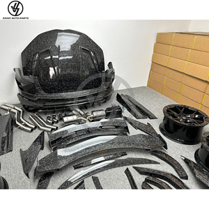 ชุดแต่ง Mansori Dry Forged Carbon Fiber Gen III สำหรับ URUS ประกอบด้วยกันชน ฝากระโปรง บังโคลน ปีก และท่อไอเสีย แบบเงา ลายทวิลล์วีฟ - Product Image 4