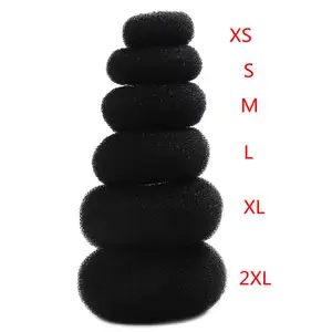 9 Sizes 3 Colors Available Ballet Magic Hair Styling Accessory Care Round Donut Afro Chignon Hair Bun Maker Holder For Women