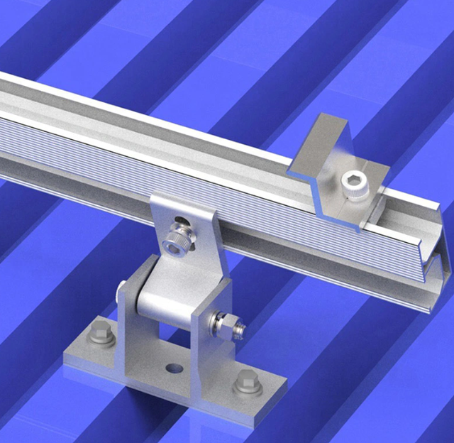 Aluminum L Foot Solar Panel Roof Mounting Racking Bracket Solar Mounting System for Easy Installation