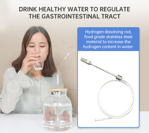 Générateur d'eau hydrogénée certifié CE, technologie d'électrolyse PEM, réservoir d'eau visible à 99,99 %, générateur d'hydrogène et d'oxygène <span class=keywords><strong>pour</strong></span> inhalation - Product Image 3