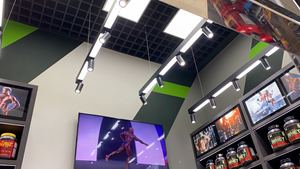 Lustre <span class=keywords><strong>de</strong></span> plafond en aluminium industriel <span class=keywords><strong>de</strong></span> haute qualité, <span class=keywords><strong>luminaire</strong></span> linéaire LED <span class=keywords><strong>professionnel</strong></span> moderne pour <span class=keywords><strong>bureau</strong></span> - Product Image 2