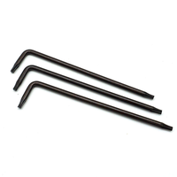 Kunci Torx L-Shape Lengan Pendek dari Baja Karbon 3/32 1/4 5/8 Inch T4 T5 T6 T7 T8 T10 T15 T20 T25 T30 T45 T50