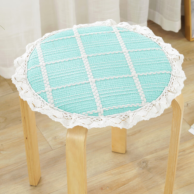 Grande reticolo azzurro con pizzo