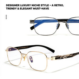 Monture de lunettes Saint <span class=keywords><strong>Van</strong></span> Gogh au design ergonomique, style haut de gamme, matériau en corne de titane, monture de lunettes respectueuse de la peau pour unisexe - Product Image 5