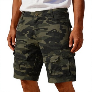 Cargo <b>Shorts</b> for <b>Men</b> Camouflage Print Knee Length Button Waist with Multi Pockets Stretch Travel <b>Work</b> Lightweight Summer Outdoor - Product Image 2