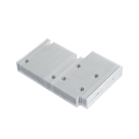 Dissipateur thermique en aluminium extrudé riveté en forme de L personnalisé pour le refroidissement des équipements industriels