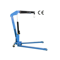 Grue d'atelier hydraulique stable de 1 tonne en acier renforcé, palan de levage pour réparation de moteurs