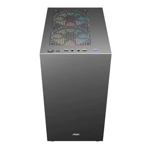 Boîtier <span class=keywords><strong>PC</strong></span> AOC M-ATX ITX Full Tower, Cabinet de Bureau <span class=keywords><strong>Compact</strong></span> pour Commandes en Gros, Support OEM/ODM, Boîtier d'Ordinateur Noir - Product Image 1