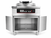 Crêpière Électrique Numérique Professionnelle Double Face avec Armoire pour la Cuisson de Roti et de Pain Plat en Restaurant