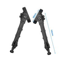 Trépied tactique haute pression ECHAIN V9, réglable, en aluminium, avec fourche à double articulation en bambou pour la chasse en plein air