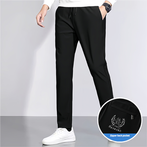 กางเกงกีฬาฤดูร้อนผู้ชายสุดหรู เอวยางยืด ทรงตรง ระบายอากาศ น้ำหนักเบา <span class=keywords><strong>ส</strong></span>วมใส่สบาย ทรงหลวม ระดับเอวกลาง ไซ<span class=keywords><strong>ส</strong></span>์ใหญ่ 5XL - Product Image 3