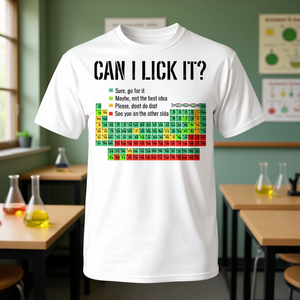 Camiseta con diseño de tabla periódica de los elementos químicos, unisex, talla para adultos M L XL XXL - Product Image 3